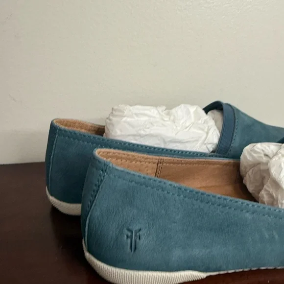 FRYE “Melanie” NWT sea blue Slip-On Shoes in size 9.5 - Picture 8 of 10